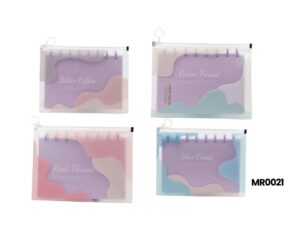 SOBRES DE DOCUMENTOS TRANSPARENTE ESTAMPADO